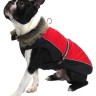 DogGoneSmart Aspen Нано куртка зимняя с меховым воротником красная 20,3см/р.8