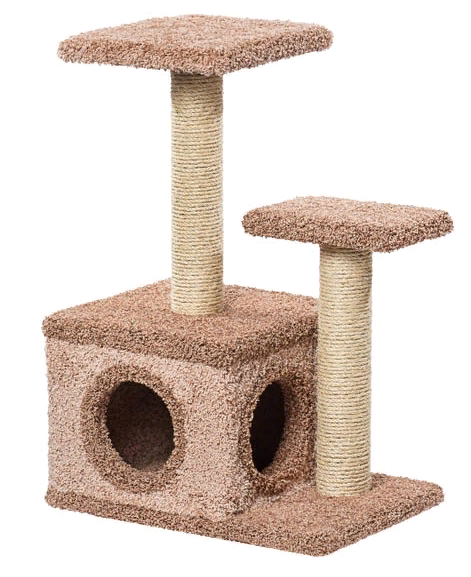 Комплекс-когтеточка с лежанками для кошек "Лежо" 60х40х85 см