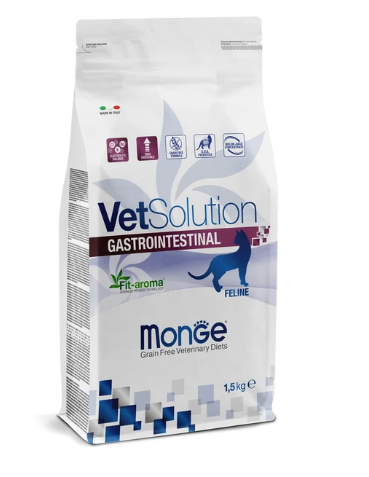 Monge VetSolution Cat Gastrointestinal Гастро интестинал Сухой корм для кошек при заболеваниях ЖКТ, 1,5 кг
