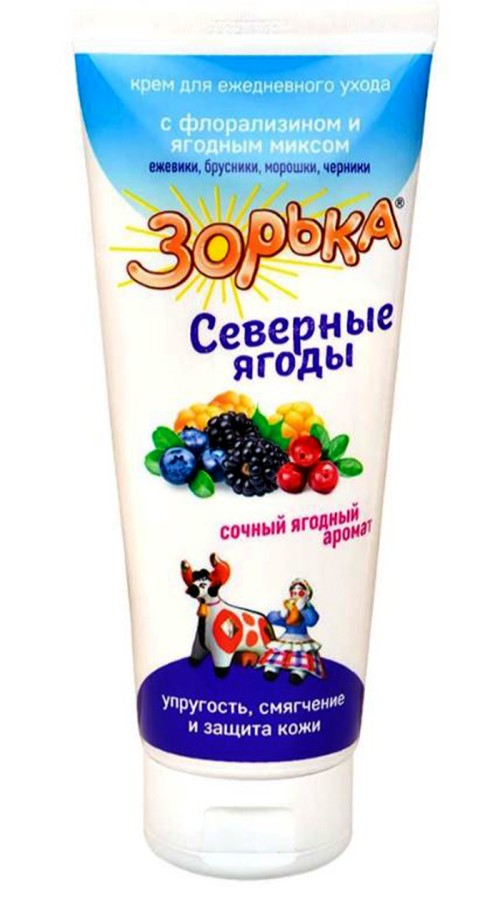 Зорька Северные ягоды крем с флорализином 10% для дойных животных, 200 г