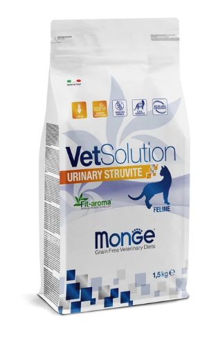 Monge VetSolution Cat Urinary Struvite Уринари Струвит Сухой корм при заболеваниях мочеполовой системы и струвитном течении МКБ