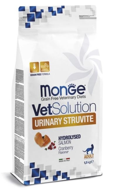Monge VetSolution Cat Urinary Struvite Уринари Струвит Сухой корм при заболеваниях мочеполовой системы и струвитном течении МКБ