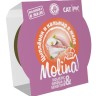 Molina влажный корм (ламистер) для взрослых кошек, цыпленок и кальмар в желе, 75 г 
