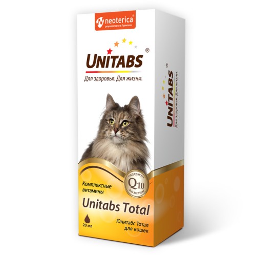 Unitabs (Юнитабс) Total Комплексные витамины для кошек 20 мл