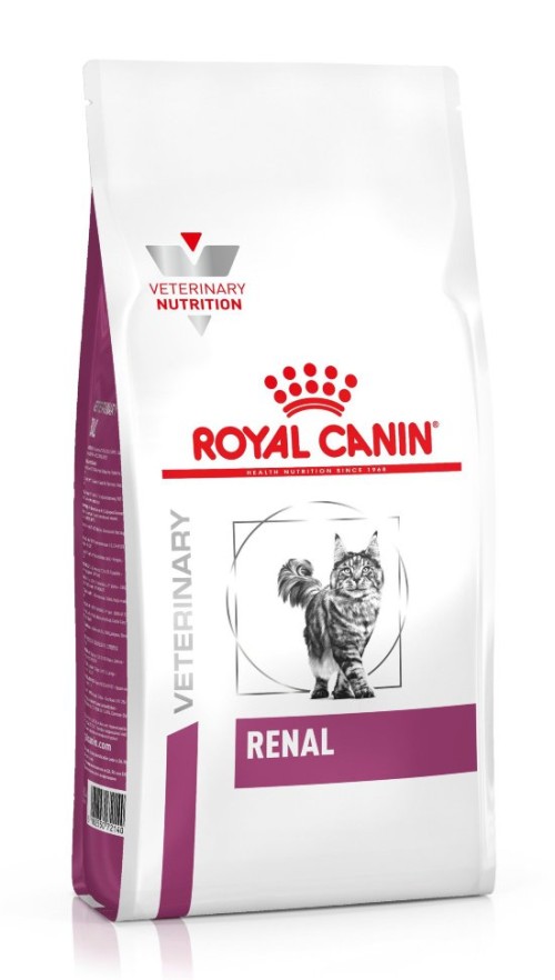 Royal Canin (Роял Канин) Renal Feline Chicken Сухой лечебный корм для кошек при почечной недостаточности с курицей 350 г