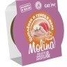 Molina влажный корм (ламистер) для взрослых кошек, цыпленок и тунец в желе, 75 г