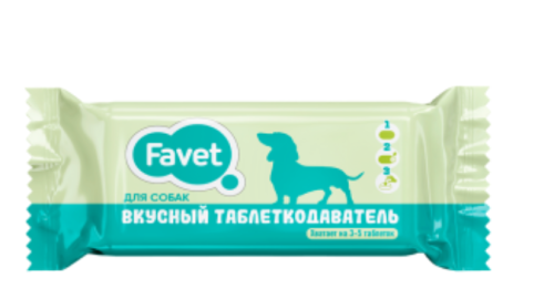 Favet вкусный таблеткодаватель для собак, 1 шт