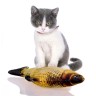 Игрушка для кошек "Искусственная плюшевая рыба, с мятой" 23 см