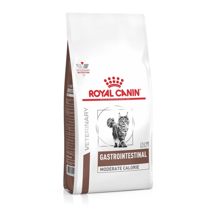 Royal Canin (Роял Канин) Gastrointenstinal Moderate Calorie GIM 35 Сухой низкокалорийный лечебный корм для кошек при болезнях ЖКТ 350г
