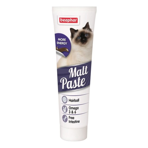 Malt paste мальт-паста для вывода проглоченной шерсти 100 г, Beaphar  