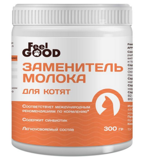 FeelGOOD Заменитель молока для котят 300 г