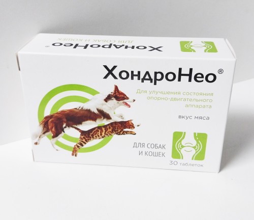 ХондроНео для собак и кошек, 30 табл (Хондроитин+Глюкозамин)