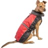 DogGoneSmart Aspen Нано куртка зимняя с меховым воротником красная 61см/р.24