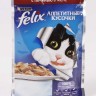 Purina Felix (Пурина Феликс) Аппетитные кусочки двойная вкуснятина Пауч для кошек с индейкой и печенью в желе 75 г