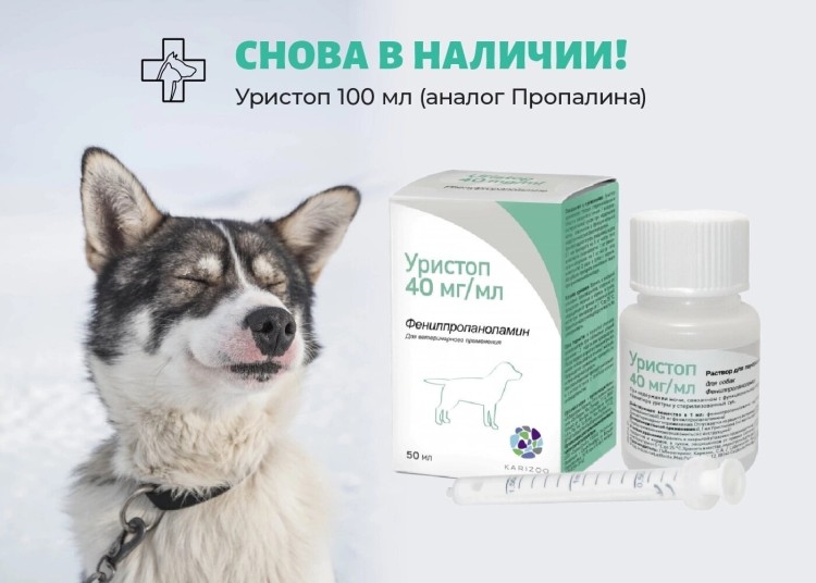 Уристоп 40 мг/мл, р-р для перорального применения, 100 мл (замена Пропалина)