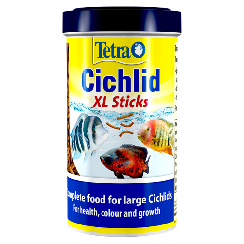 Tetra (Тетра) Cichlid XL Flakes Корм для цихлид и больших аквариумных рыбок (крупные хлопья) 320 г 1 л