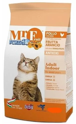 Forza 10 Cat MR Fruit Arancione Indoor Сухой корм для взрослых домашних кошек c курицей и апельсинами 1,5 кг
