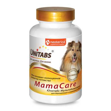 Unitabs (Юнитабс) MamaСare Витаминно-минеральный комплекс для беременных и кормящих собак, 100 табл