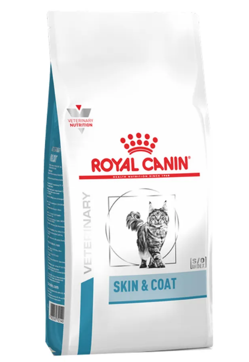 Royal Canin (Роял Канин) Skin &amp; Coat Сухой лечебный корм для кошек после стерилизации при дерматозах и выпадении шерсти 1,5 кг