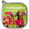 FINT влажный корм для взрослых собак и щенков всех пород с говядиной и ягненком, 300 г