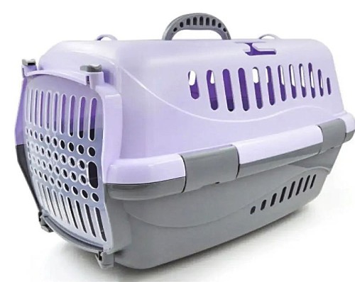 Переноска для животных ZooExpress (ЗооЭкспресс) «Турне» S, фиолетовая, 42*29*29,5 см