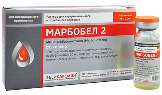 Марбобел 2 р-р для инъекций 10 мл, Белкаролин