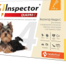 Инспектор Квадро С (Inspector Quadro С) капли на холку для собак весом до 4 кг 1 пипетка