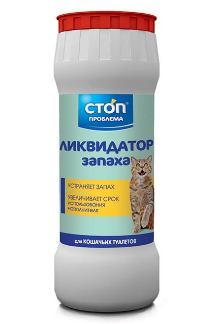Ликвидатор запаха для кошачьих туалетов, 350 гр, Стоп проблема