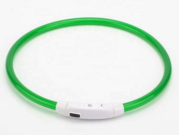 Ошейник светящийся для собак USB (6-ти расцветок) 35 см 