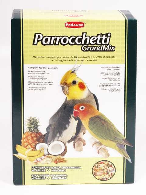 Padovan (Падован) GrandMix Parrocchetti - Корм для Средних попугаев 850 г