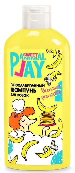 Шампунь для собак гипоаллергенный «Банановый панкейк», 300 мл Animal Play Sweet