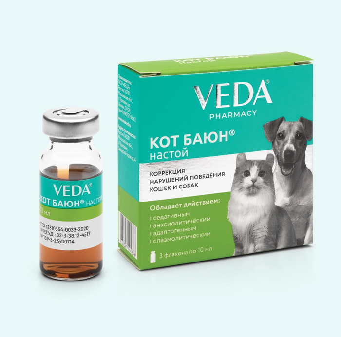 VEDA Кот Баюн раствор 10 мл*3 флакона