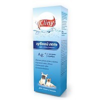Зубной гель Cliny (Клини) для собак и кошек, 75 мл 