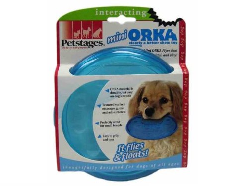 Petstages Orka Mini - Игрушка для собак "Летающая тарелка"