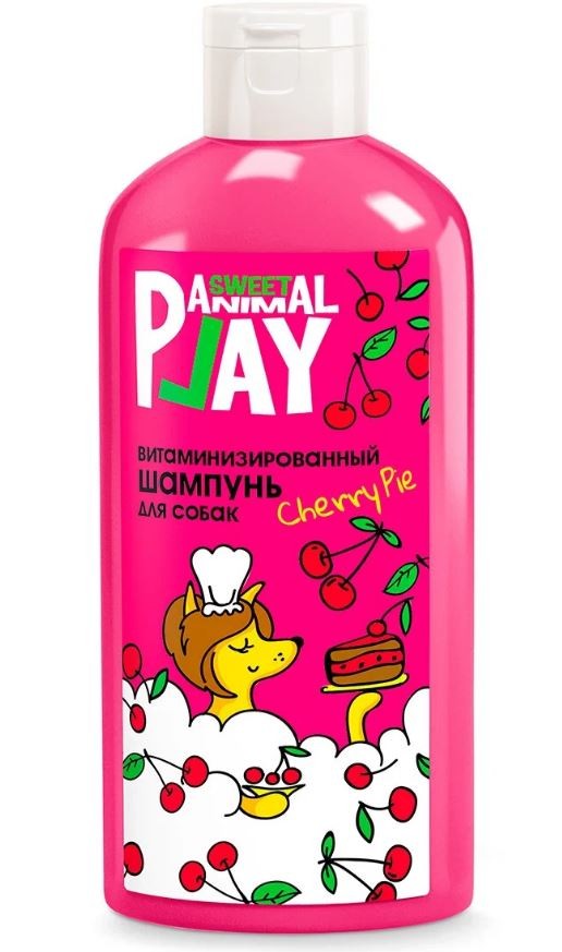 Шампунь для собак витаминизированный «Вишневый пай», 300 мл Animal Play Sweet