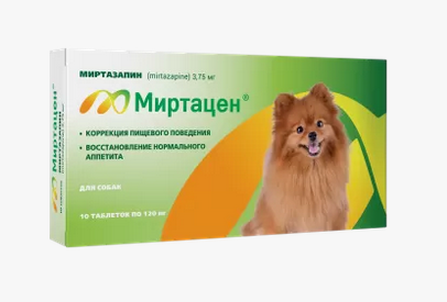 Миртацен для собак, 3,75 мг х 10 табл., Apicenna