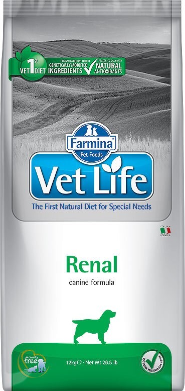 Farmina Vet Life (Фармина Вет Лайф) Renal Сухой лечебный корм для собак с почечной недостаточностью 