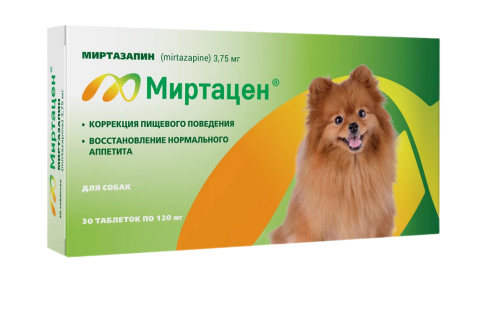 Миртацен для собак, 3,75 мг х 30 табл., Apicenna