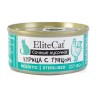 EliteCat консервы для кошек сочные кусочки "Курица с тунцом", 85 г
