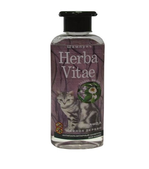 Herba vitae Шампунь для кошек антипаразитарный, 250 мл