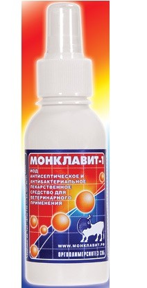 Монклавит-1 Антисептик спрей, 130 мл - НЕТ В НАЛИЧИИ
