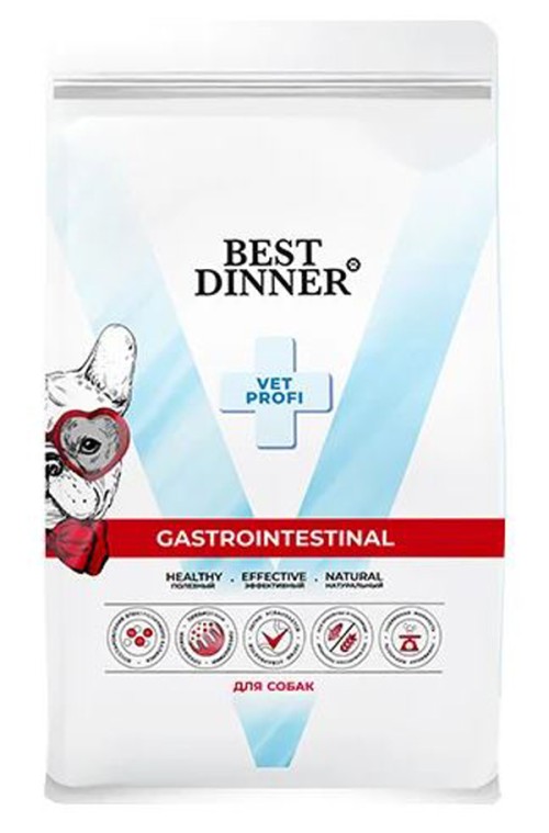 Best Dinner Vet Profi Gastrointestinal Сухой корм при нарушениях пищеварения у взрослых собак всех пород, 2 кг