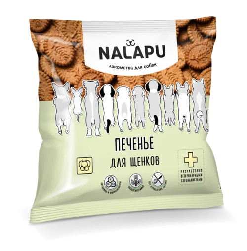 Nalapu (Налапу) Лакомство для щенков Печенье 115 г