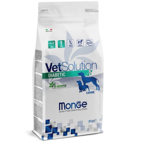 Monge VetSolution Dog Diabetic Сухой лечебный корм для собак при сахарном диабете, 2 кг