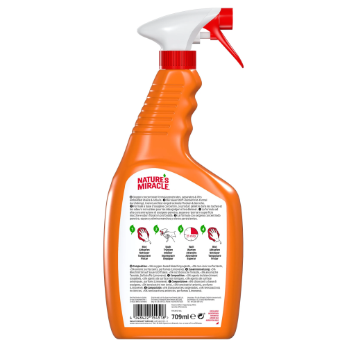 Nature's Miracle Dog Oxy Formula Set-in Stain Remover Уничтожитель пятен и запахов от собак, спрей 709 мл