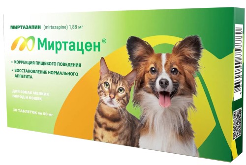 Миртацен для кошек и собак, 1,88 мг х 30 табл. Apicenna