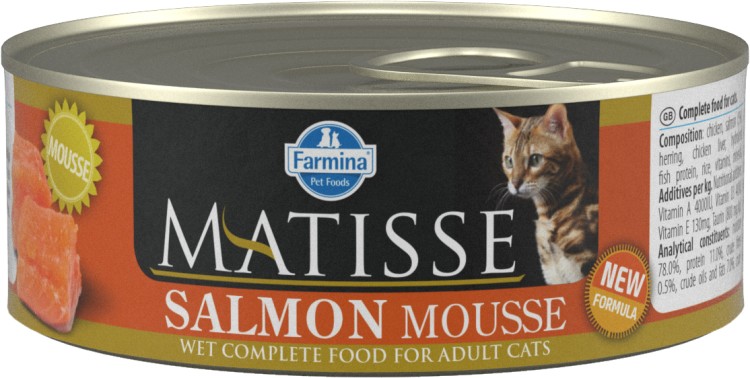 Farmina Matisse (Матисс) Консервы для кошек мусс с лососем 85 г
