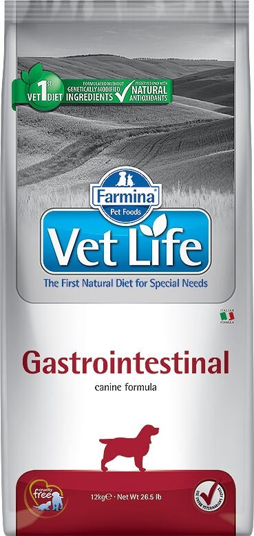 Farmina Vet Life (Фармина Вет Лайф) Gastrointestinal Сухой лечебный корм для собак при заболеваниях ЖКТ 