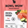 Bowl wow Пауч для стерилизованных кошек и кастрированных котов с лососем и овощами в соусе 85 г