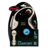FLEXI New Line Comfort L Рулетка лента 8м/до 50кг серый/черный